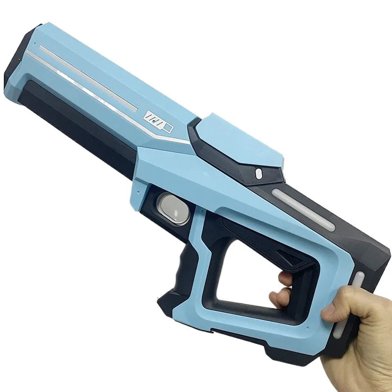 43cm Full Electric Automatic Water Storage Gun Toys Portable Children Summer Beach Outdoor Fight Fantasy Toys for Boys Kids Game