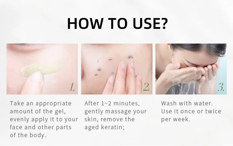 LAIKOU Matcha Exfoliating Exfoliate Peeling Gel Facial Scrub Moisturise Nourishing Repair Scrubs Face Cream Skin Care