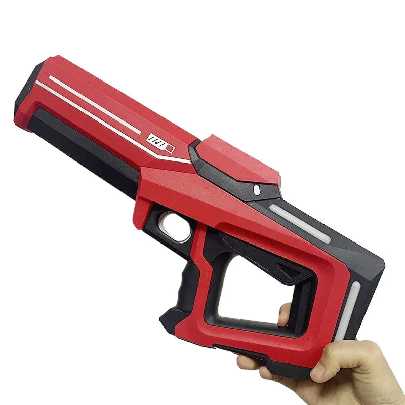 43cm Full Electric Automatic Water Storage Gun Toys Portable Children Summer Beach Outdoor Fight Fantasy Toys for Boys Kids Game