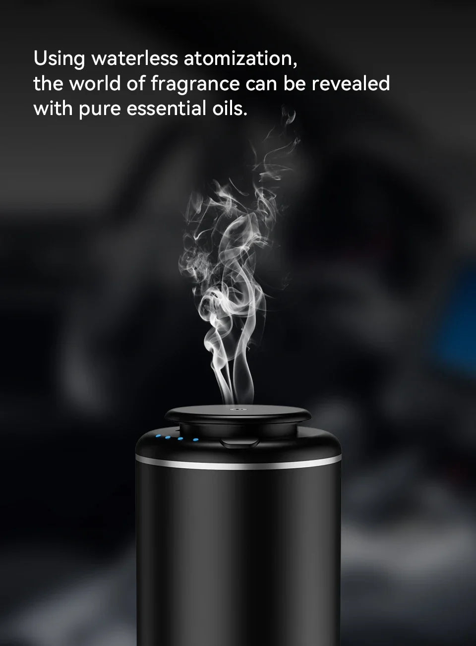 Aroma Diffuser USB Rechargeable Car Air Freshener Fragrance Diffuser Odor Removal Scent Machine For Room Bedroom Office