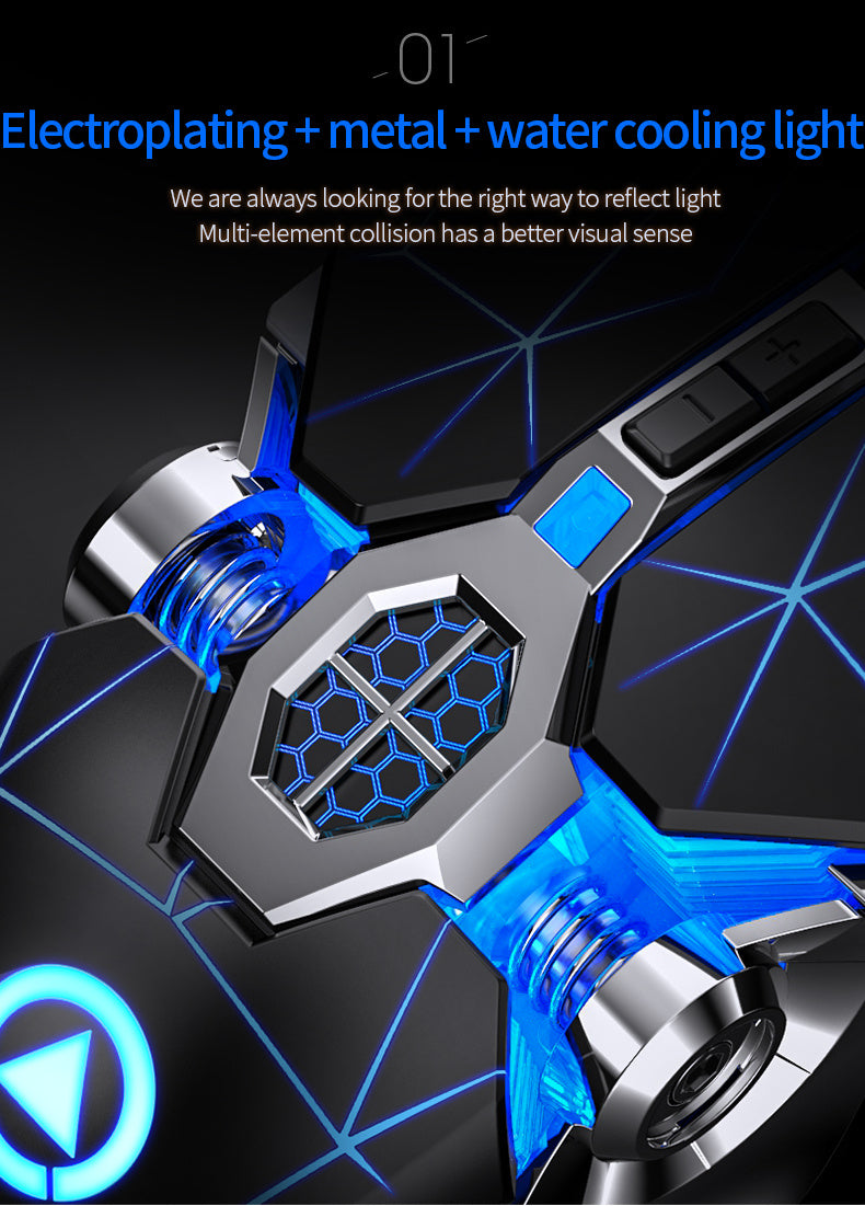 [Silvery Gaming Mouse] Silent Wired Mouse for E-Sports Gaming, Silvery Carved | Macro for Desktops and Laptops, Sound Chicken-Eating Mouse
