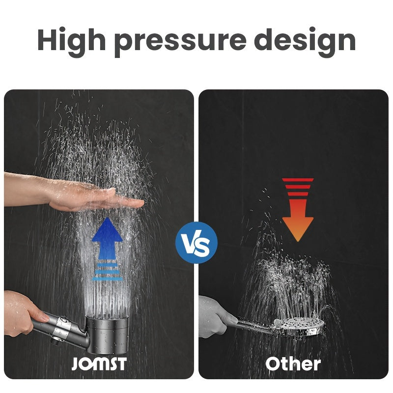 1PC High-Pressure Multi-Mode Showerhead - Fixed Showerheads with Silicone Massage, Filter, On/Off Switch, and Pet Bathing Function - Perfect for Home and Pet Use