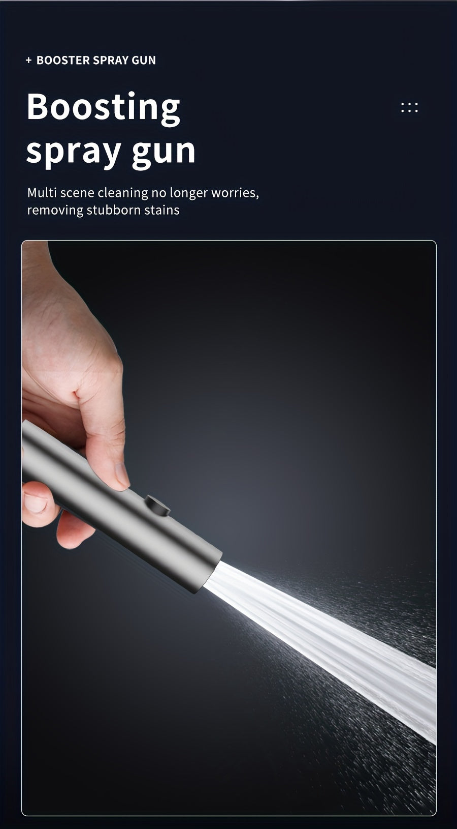 Aluminum Handheld Showerhead with Digital Temperature Display, Wall Mount Square Rainfall Shower Set with Hydroelectric Power, Ambient Lighting, Painted Finish - Water Saving, Increased Pressure Bath Set