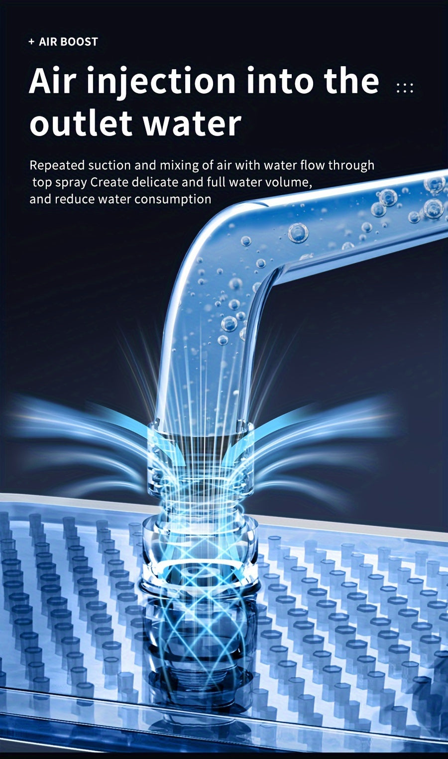Aluminum Handheld Showerhead with Digital Temperature Display, Wall Mount Square Rainfall Shower Set with Hydroelectric Power, Ambient Lighting, Painted Finish - Water Saving, Increased Pressure Bath Set