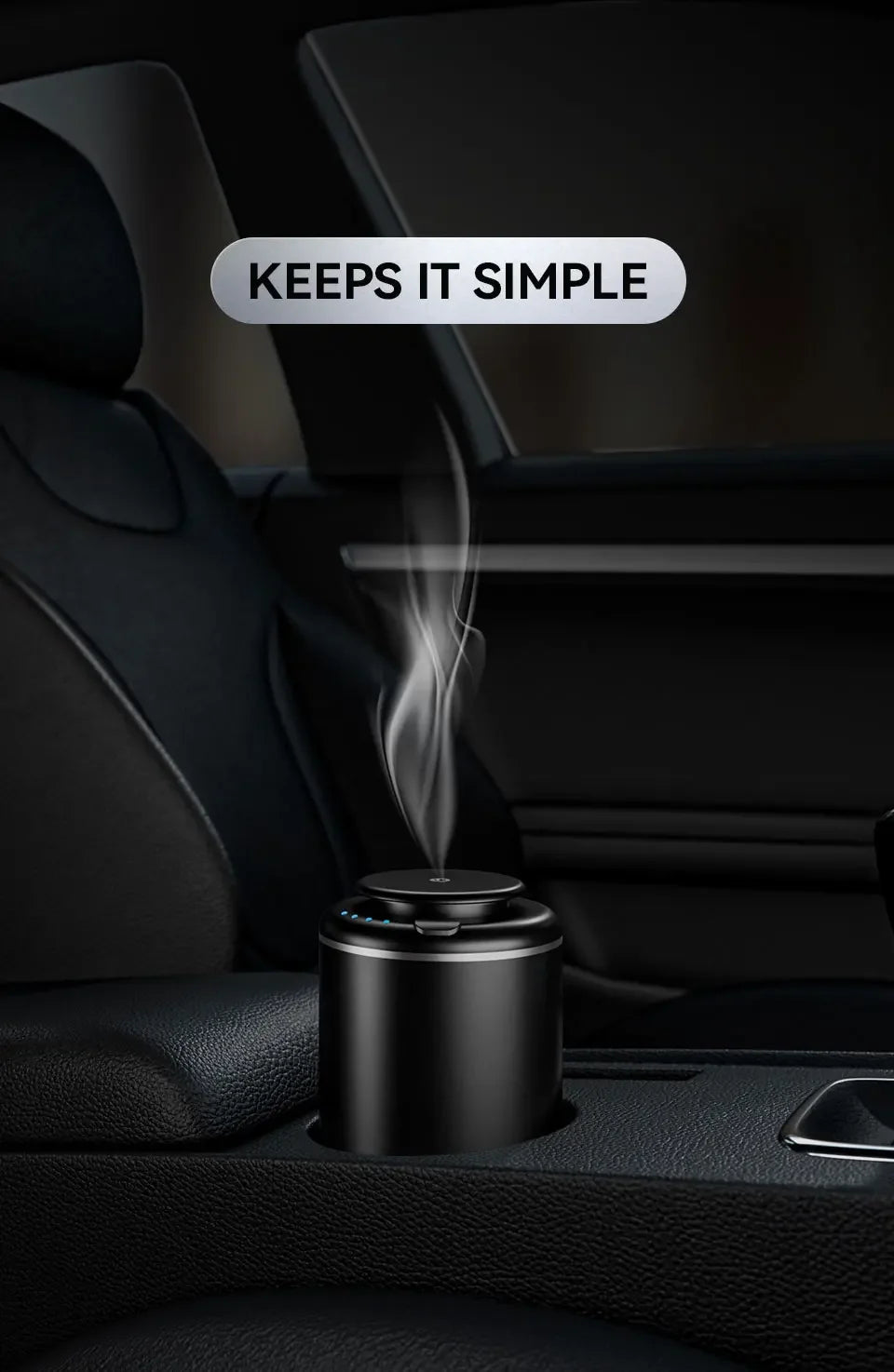 Aroma Diffuser USB Rechargeable Car Air Freshener Fragrance Diffuser Odor Removal Scent Machine For Room Bedroom Office