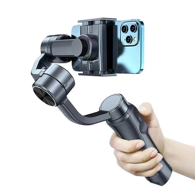 High Quality F6 Gimbal 3 Axis Cell Phone Control Flexible Handheld Camera Video Selfie Stick F6 for Face Tracking Vlog Selfie