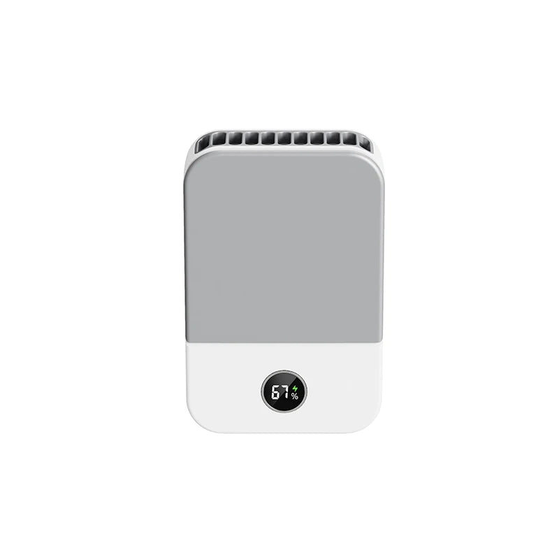 Portable Waist Fan Hanging Neck Fan Mini USB Rechargeable Portable Waist Clip Fan for Outdoor Sports Working Travel Small Fan