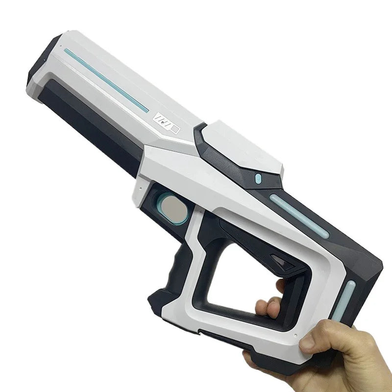 43cm Full Electric Automatic Water Storage Gun Toys Portable Children Summer Beach Outdoor Fight Fantasy Toys for Boys Kids Game
