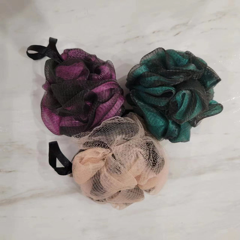 Bath Sponge, Shower Bouquet Scrubber For Skin Exfoliating, Skin-friendly, Save Bath Gel And Enrich Foam, Suitable For Men Women
