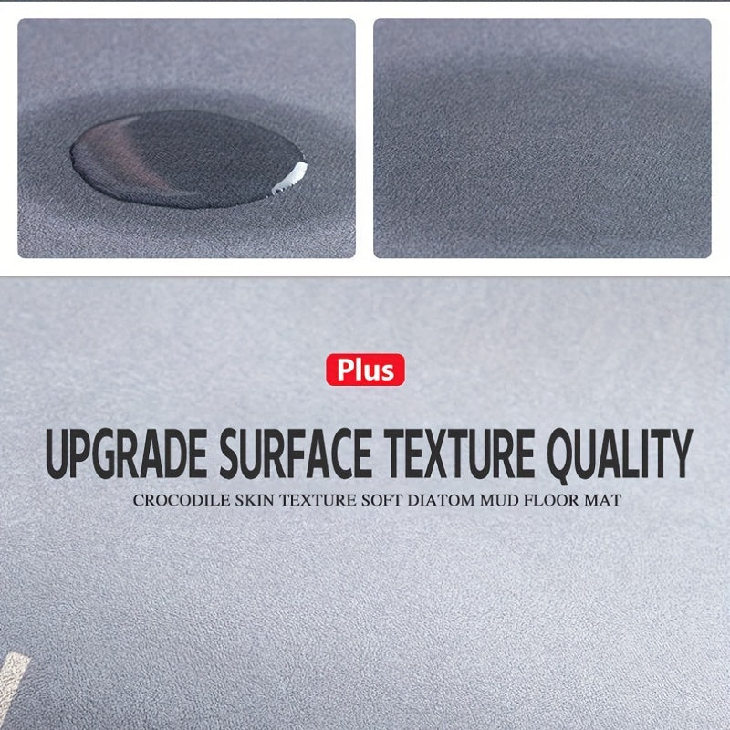 1pc Super Absorbent Soft Diatomite Bathroom Floor Mat - Non-Slip, Fast Drying, Carpet-Style Bath Rugs - Home Decor, Fall Decor, Shower, Tub, Outdoor, Indoor, Laundry, Bedroom, Kitchen Area Rugs