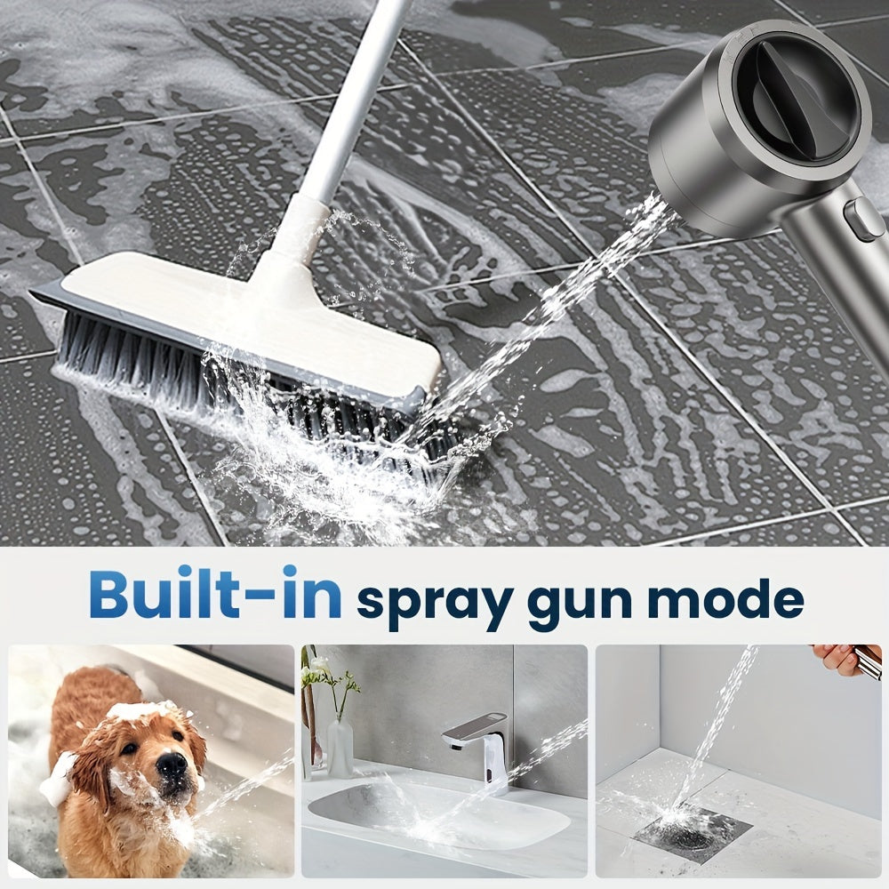 1PC High-Pressure Multi-Mode Showerhead - Fixed Showerheads with Silicone Massage, Filter, On/Off Switch, and Pet Bathing Function - Perfect for Home and Pet Use